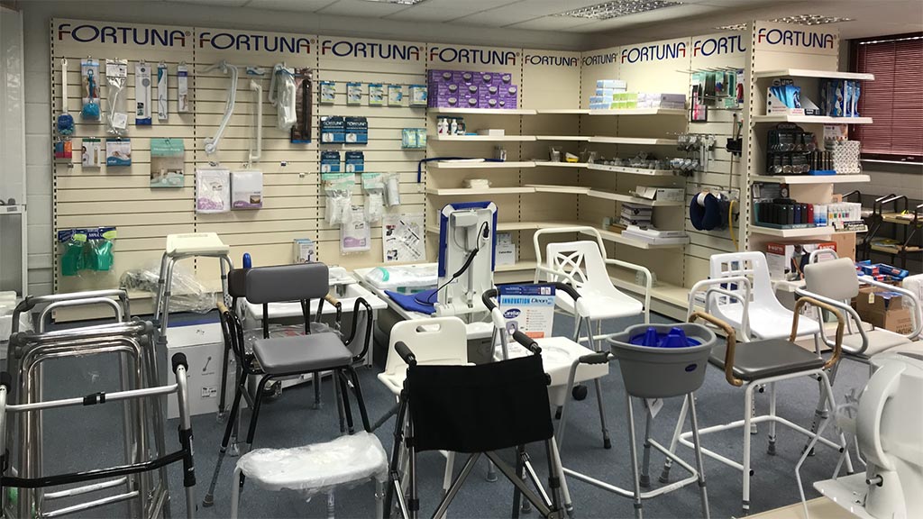 Fortuna Mobility and Health Care show room