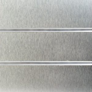 Brushed Ally Laminate Slatwall Panel