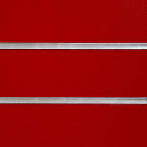 Red Slatwall Panel