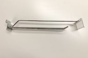 slatwall euro hook with overarm